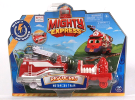 Spin Master Netflix Original Mighty Express Rescue Red Motorized Train A... - $25.99