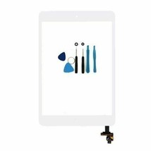 White Ipad Mini 1 2 Touch Digitizer Screen + Home Button + Ic Connector ... - £18.00 GBP