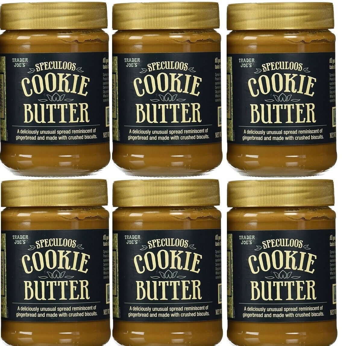 6x Trader Joe's Speculoos Cookie Butter 14.1 oz each FREE SHIP 12/2024 - £43.39 GBP