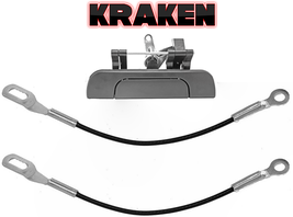 Tailgate Latch Handle For Toyota Tacoma 2002 With Tailgate Cables Left Right - $46.71