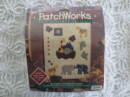 2 BUCILLA Patchworks NOAH&#39;S SOUP &amp; TWO BY TWO Applique Craft SEALED Kits - $13.86