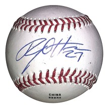 Ryon Healy Seattle Mariners Autographed Baseball Oakland Athletics Brewers Proof - £61.39 GBP