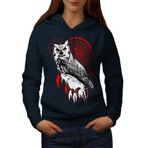 Wellcoda Dream Catcher Owl Animal Womens Hoodie, Bird Casual Hooded Sweatshirt - £28.88 GBP