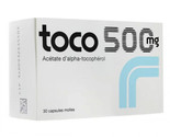 Toco - Alpha Tocopherol Acetate - Vitamin E 500 mg - 30 Soft Capsules - £17.97 GBP