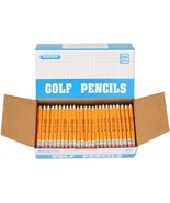 2 Hb, Pre-Sharpened, 200 Count Bulk Pack Of Rarlan Golf Pencils With Era... - £29.83 GBP