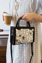 PU Leather Sequin Handbag - $29.95