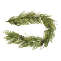 Cedar and Mini Pinecone Garland 6&#39;L - $80.38 CAD