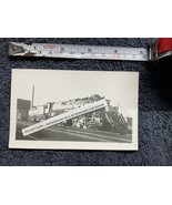 TRAIN PHOTOGRAPH Black+White Snapshot RAILROAD Vintage - X2002 - $364.00 MXN