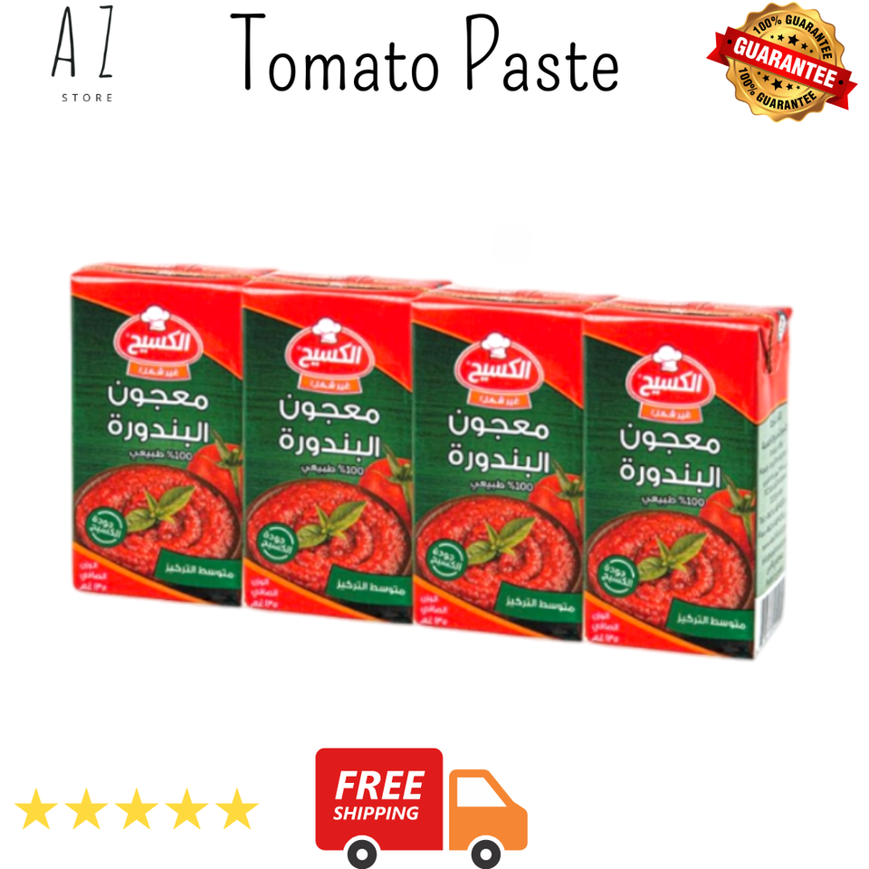 4PCS x135g Kasih Tomato Paste الكسيح صلصة البندورة - $42.75