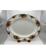 Royal Albert Bone China OLD COUNTRY ROSES Oval Serving Platter - $59.99
