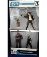 Star wars heroes keychain set Luke Skywalker Han Solo Yoda Chewbacca fig... - £11.72 GBP