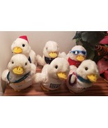 Lot of 6 Assorted 7&quot; Aflac Plush Advertising Ducks Carl Edwards Race Car... - $35.00