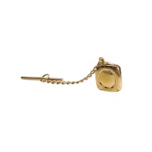 Anson KaratClad Tie Tack, Golden Square, Engravable with Diamond Etched ... - $28.06