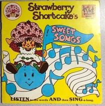 Strawberry Shortcake&#39;s Sweet Songs (1980) Kid Stuff Book &amp; Record - £9.48 GBP