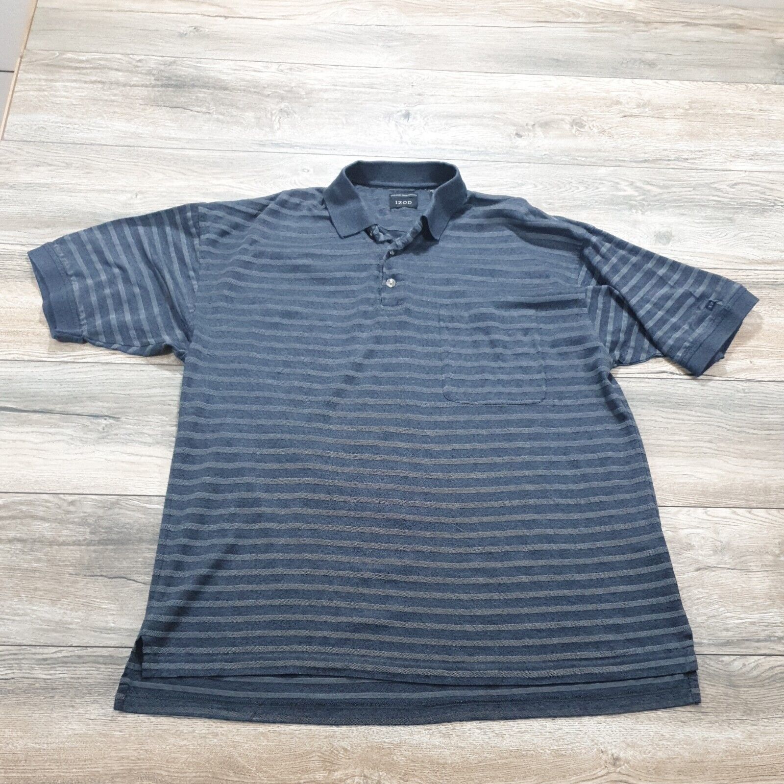 Primary image for Izod Mens Large Short Sleeve Shirt Athletic Polo Golf Sport Mercerized Cotton