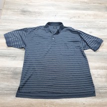 Izod Mens Large Short Sleeve Shirt Athletic Polo Golf Sport Mercerized C... - $14.74