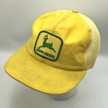 Vintage John Deere Snapback Louisville Trucker Mesh Snapback Patch Hat C... - £46.58 GBP