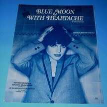 Rosanne Cash Sheet Music Blue Moon With Heartache Vintage 1982 Hotwire Music - £11.94 GBP