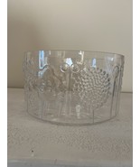 IITTALA FLORA 9.5” Round Glass Bowl - Oiva Toikka Design - Finland -Exce... - $64.35