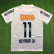 Neymar Jr Santos 11/12 Home Shirt Jersey + COA 2012 (First DEBUT) - $64.95