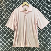 Lone Cypress by Pebble Beach Polo Shirt Mens Sz M Pale Pink - £13.42 GBP