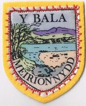 Wales Patch Badge Y Bala Meirionnydd Handpainted Handpainted Felt Backin... - $11.87