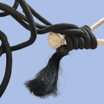 Western Rawhide Bosal Hackamore Nylon Braided Mecate and Reins Used image 6