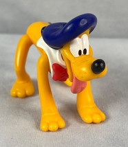 Disney Pluto Fully Poseable Action Figure 4&quot; 1990 VTG Epcot French Adven... - £7.91 GBP