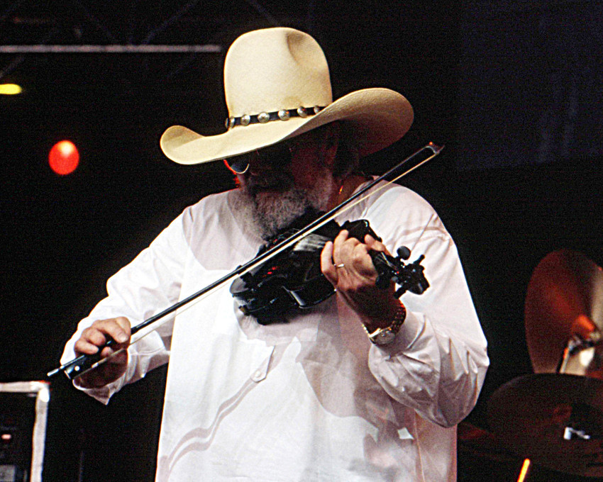  Charlie Daniels 16X20 Canvas Giclee Playing Fiddle - $69.99