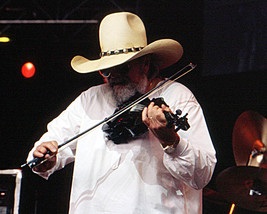  Charlie Daniels 16X20 Canvas Giclee Playing Fiddle - £54.84 GBP