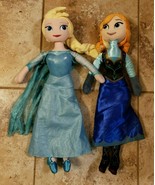Disney Elsa and Anna Frozen Plushes 16&quot; - £12.59 GBP