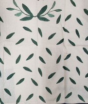 Fabric Cotton Kitchen Apron (19&quot;x30&quot;) GREEN LEAVES, BLESS OUR NEST, Mabe... - $11.87