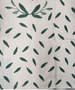 Fabric Cotton Kitchen Apron (19&quot;x30&quot;) GREEN LEAVES, BLESS OUR NEST, Mabe... - £9.47 GBP