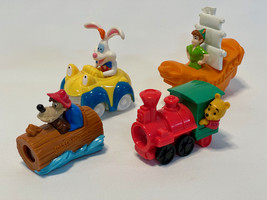 Collection of 4 Disneyland&#39;s 40th Anniversary Toys from McDonalds (1995) - £18.85 GBP