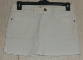Excellent Womens / Juniors So Brand Five Pocket White Denim Mini Skirt Size 5 - £18.35 GBP
