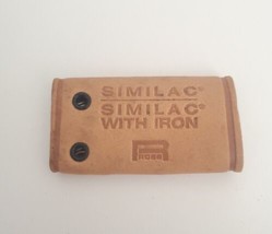 Vintage Leather Tri-Fold Key Holder Advertisement Similac With Iron Ross Lab - £11.64 GBP