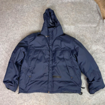 Polo Ralph Lauren Men Jacket Extra Large Navy Puffer Down Filled Nylon Softshell - £115.47 GBP