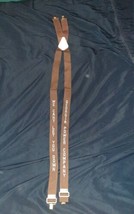 Georgia Power Southern Company Plant Brown Suspenders &#39;We Can&#39;t Let You ... - £23.69 GBP