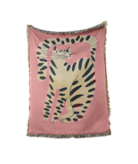 Anyhouz Pink Cat Throw Blanket Cozy Sofa Couch Bed Cover Outdoor Camping... - $1,075.19 MXN