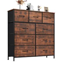 Dresser For Bedroom With 9 Fabric Storage Drawer Wardrobe Tall Chest Org... - $226.80