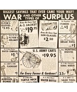 1947 Baltimore Lumber Co Military WW2 Surplus Advertisement Department S... - $34.45 CAD