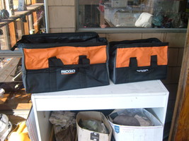 Ridgid tool bags large 901614004 and medium 901615002 from kits new olde... - £47.74 GBP
