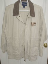 Holloway Ducks Unlimited Hunting Jacket Coat Barn Chore Khaki Canvas Siz... - $32.98