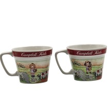 VTG 1998 Campbell Soup Kids Flower Pot Garden Coffee Mugs Set of 2 SHIPS FAST - £18.05 GBP