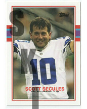 1989 STCC #10 Topps Scott Secules Dallas Cowboys Virginia Custom - £2.80 GBP