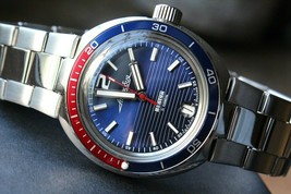 Vostok Amphibian Neptun 960759 Mechanical Automatic Diver Russian wrist watch - £125.74 GBP