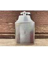 Vintage Art Deco Ronson Mastercase Cigarette Case / Lighter Chrome - £14.75 GBP