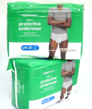 Mens Protective Underwear Maximum Absorbency Small/Medium 2 Packs of 20 NEW - $14.10