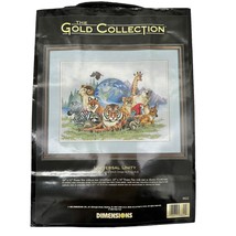 Dimensions 3822 Universal Unity Gold Collection Counted Cross Stitch Kit New - £55.50 GBP