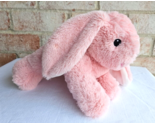 MTY International Co Bunny Rabbit Plush Stuffed Animal Pink Fur  Long Ea... - £15.76 GBP